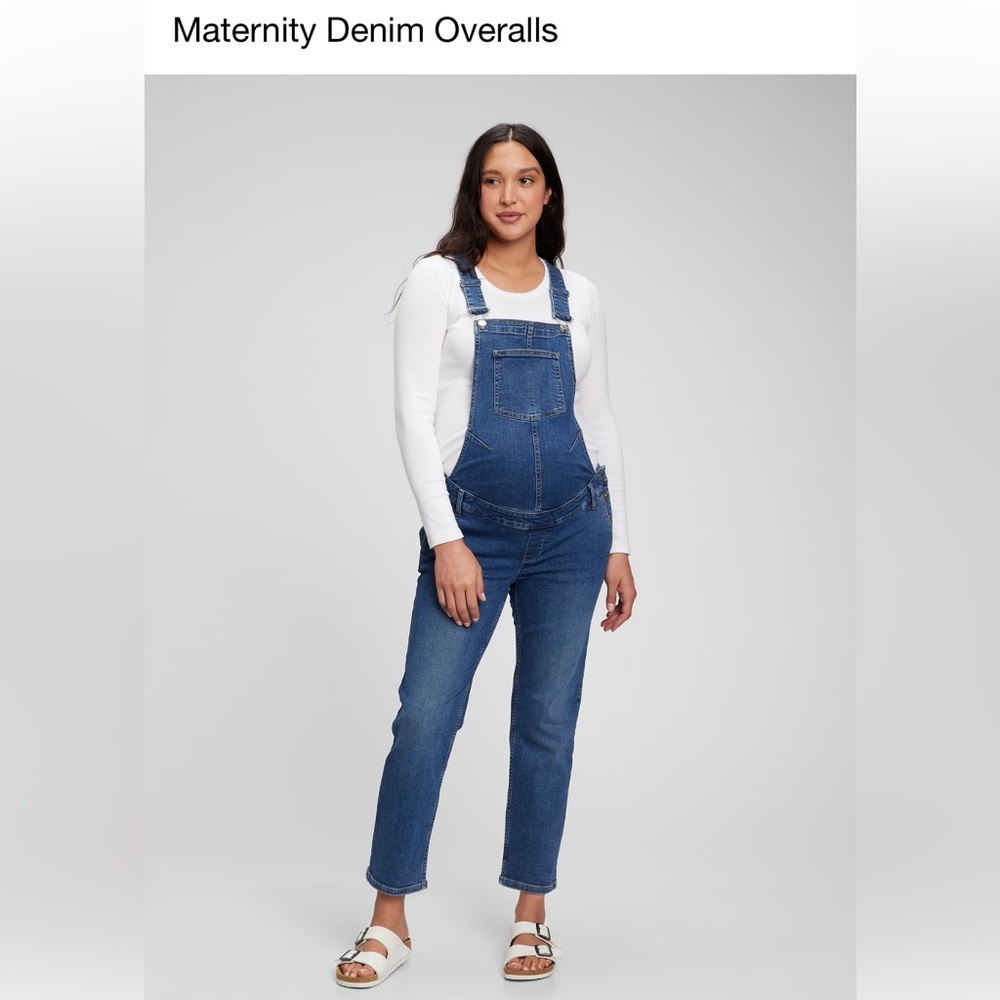 GAP Maternity Denim Overalls
